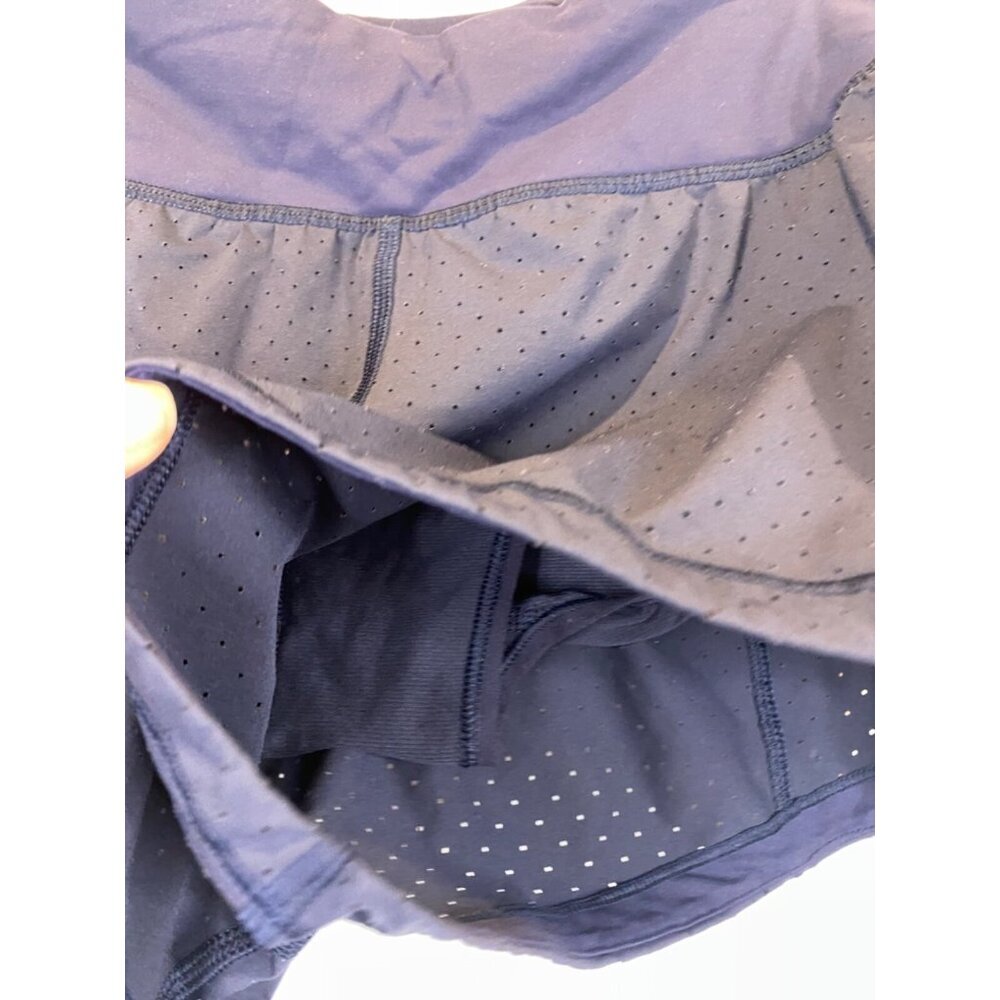 Lululemon Final Lap Short Midnight Navy 2.5" Inseam Perforated Ventilation 6 - Picture 5 of 7